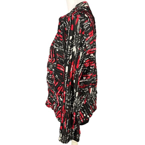 Vintage TanJay Unique Red and Black Jacket Design Size M - Picture 8 of 10